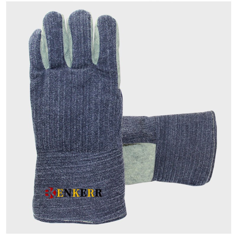 MS750086 400度芳纶碳纤维耐高温手套  玻璃制造铸造业耐高温手套