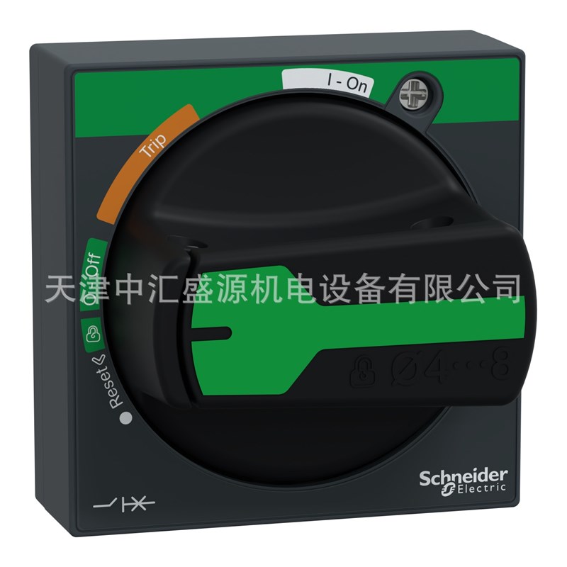 GVAPB54黑色旋转手柄及前面板适用于GV2,  GV3断路器旋转手柄套件