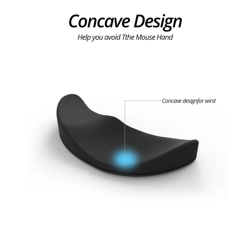 Ergonomic Handguard Mouse Palm Pad Silicon Gel NTon-Slip Str