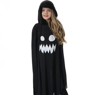 BlacOk Costume White Ghost Luminous Kids Halloween Cosplay