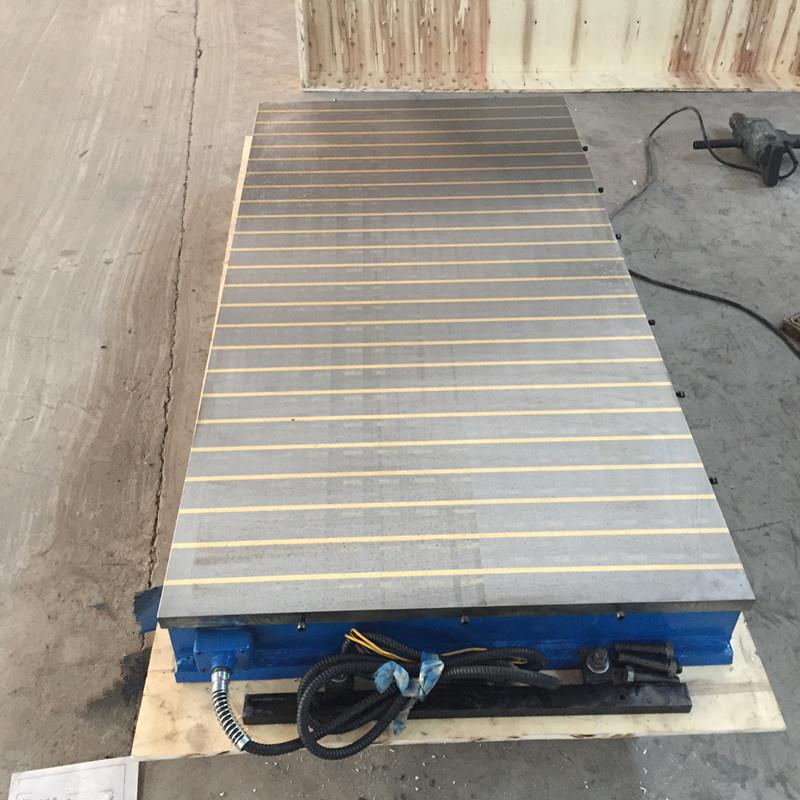 厂家生产经营铣床电磁吸盘800*1600铣刨电磁吸盘吸力强