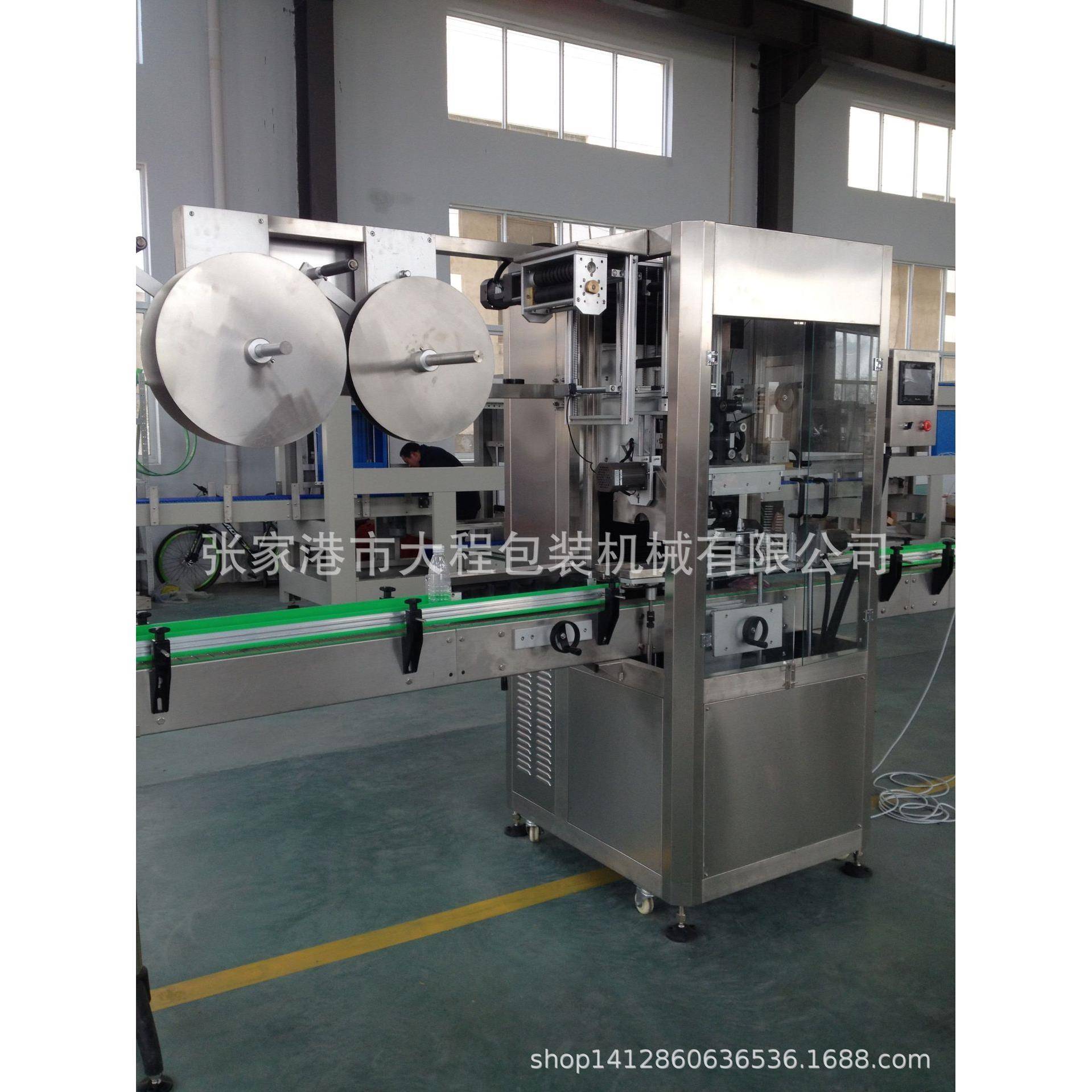 双料架双驱高速套标机圆瓶方瓶套标签机瓶装水饮料套标机