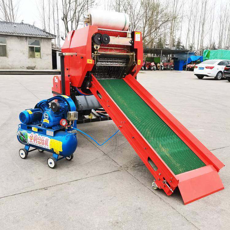 小型青贮苜蓿草打包机青草秸秆饲料打包机养殖用牧草压缩打捆机,畜牧/养殖物资,特种养殖设备,淘宝优惠券,粉丝福利购,淘宝优惠卷