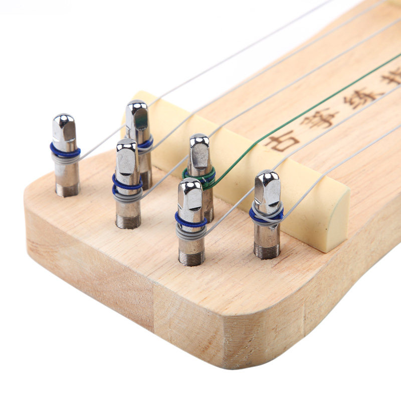 实木古筝练指器指法练习工具6弦14弦款便携迷你训练指法原木耐用