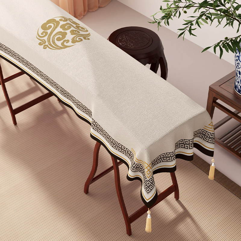 新中式古筝罩防尘盖布中国风古琴专用遮尘盖布古筝套通用琴披盖巾