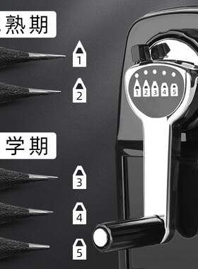 三木金属削笔机手摇式卷笔刀耐用转笔刀铅笔刨削笔刀粗细可调小学