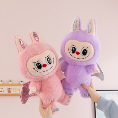 拉布玩偶可爱大天使拉卡布布公仔labu毛绒玩具送朋友大号生日礼物