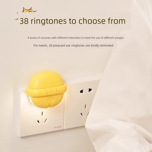 创意萌猫爪门铃家庭无线长途老人传呼机入口提示自动生成装饰