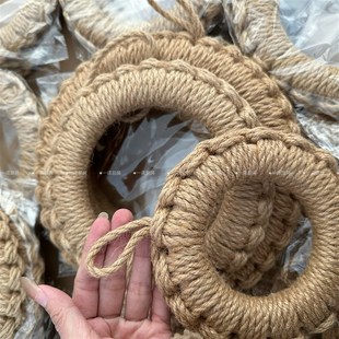 一诺厨房加厚创意手工草编厨房锅垫隔热垫家用耐高温防烫餐垫垫子