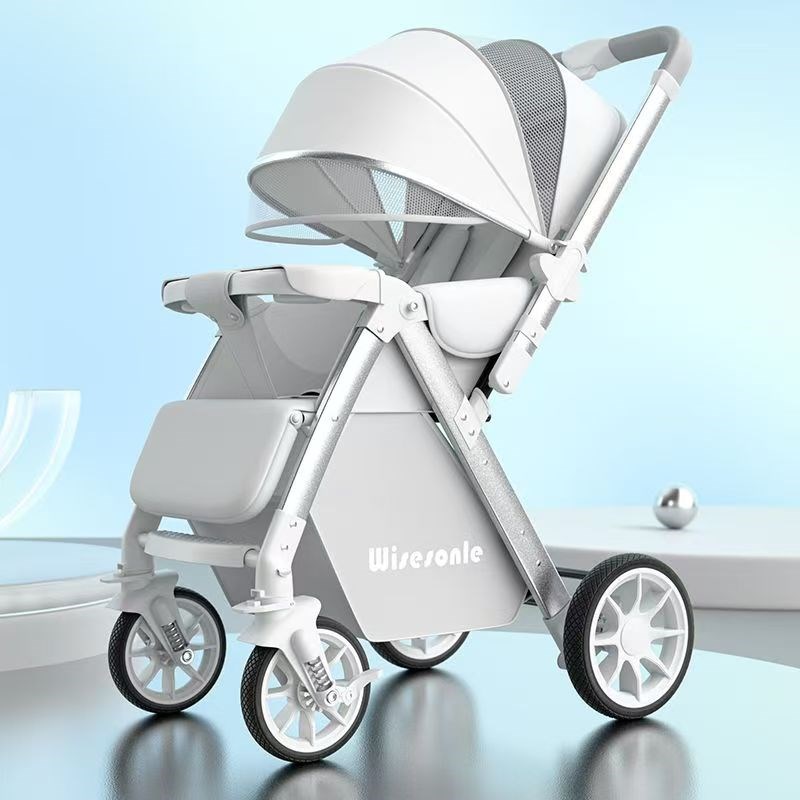折叠超轻婴儿推车2025新款婴儿车减震可坐可躺双向高景观宝宝推车