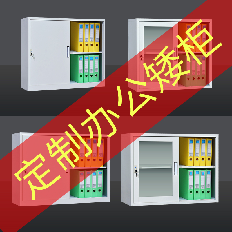 定制铁皮柜文件柜矮柜 定制不锈钢清洁柜抽屉柜储物柜办公矮柜子