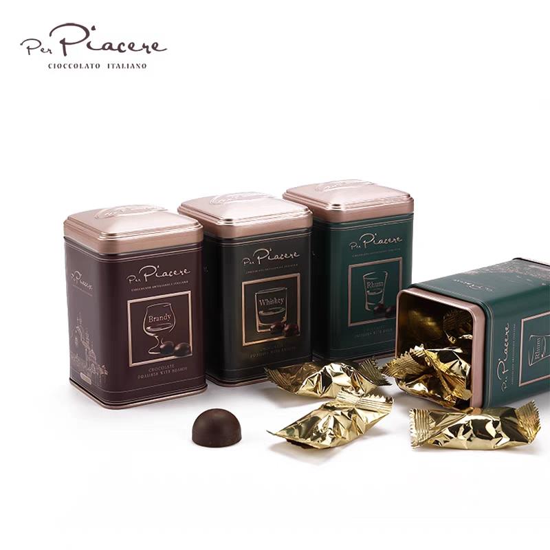 意大利卡卡尼朗姆酒威士忌白兰地固体进口酒心巧克力圣诞节礼盒装