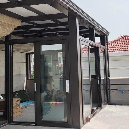 工厂铝合金阳光房户外别墅庭院露台休闲观景遮阳玻璃房定制
