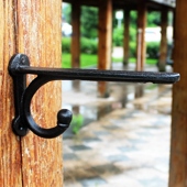 三角架直角铁固定层板墙壁上置物一字隔板支撑带钩三脚架支架托架