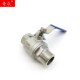 不锈钢内外丝球阀304两片式 内外螺纹开关球阀4分6分1寸DN15