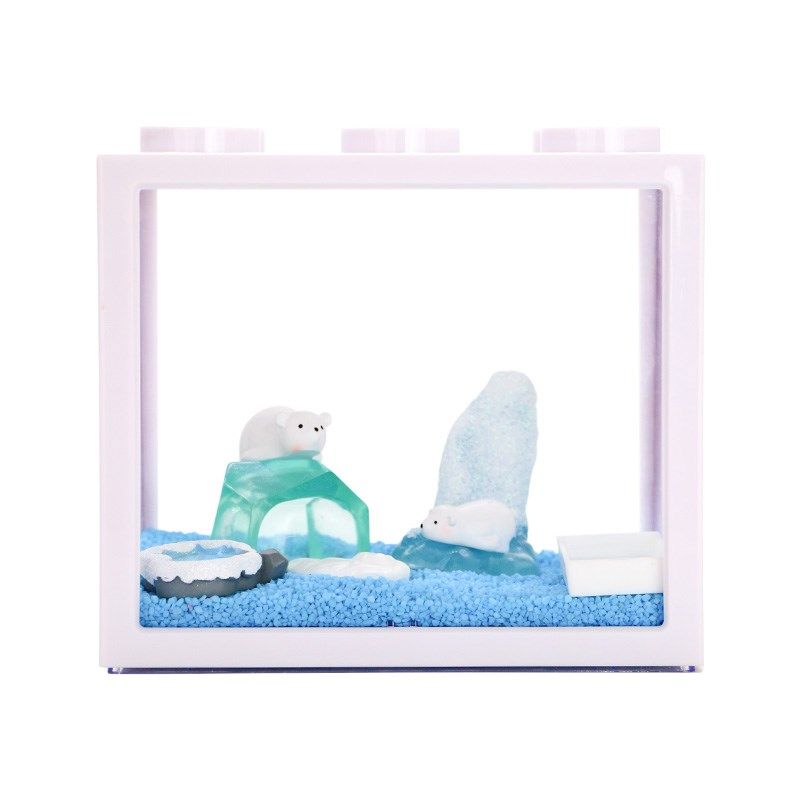 高透亚克力积木盒单盒 寄居蟹积木缸桌面缸鱼缸微景观缸大号中号,宠物/宠物食品及用品,生态瓶/创意缸/微景缸,淘宝优惠券,粉丝福利购,淘宝优惠卷