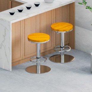 户外高脚椅室外吧台桌椅庭院花园不锈钢吧椅露天高脚凳子工程椅