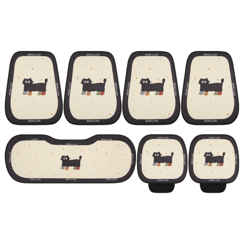 汽车坐垫四季通用女士座垫可爱高级感车载座椅套2025新款网红座套