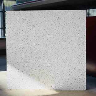 办公室吊顶材料矿棉板600x600防火防潮吸音板60x60规格石棉天花板