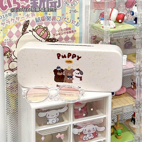 ins原创可爱三只小熊眼镜