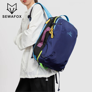 SEWAFOX/塞瓦狐户外旅行双肩包男轻便大容量多功能行李背包书包女