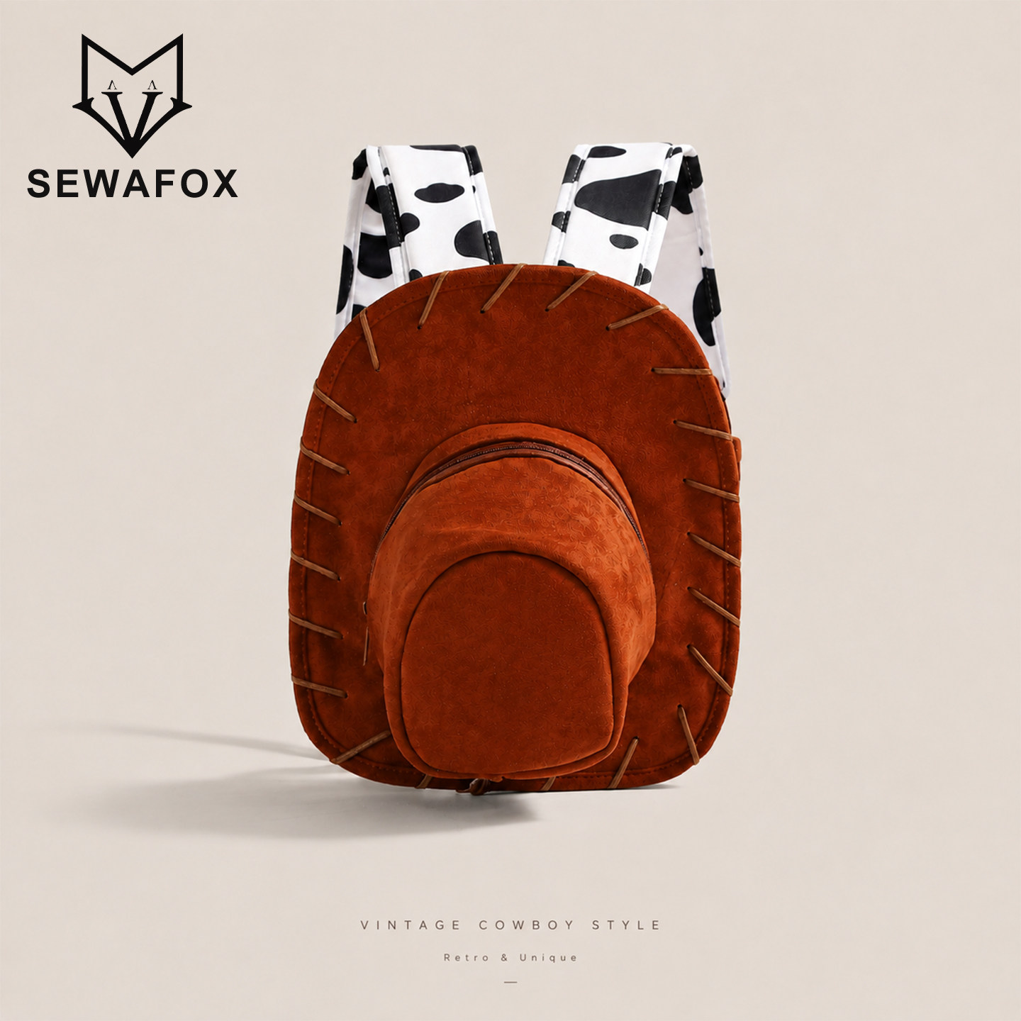 SEWAFOX复古小众创意双肩背包