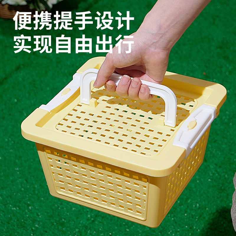 带手提仓鼠金丝熊运输盒子便携式外带笼防摔防压运输笼子