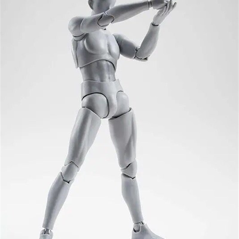 SHF素体人偶绘画辅助模型关节可动人体手办动漫美术上色素描参考