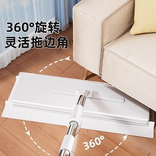大号静电除尘纸夹抹布拖神器 洗脸巾拖把家用懒人自动夹布2024新款