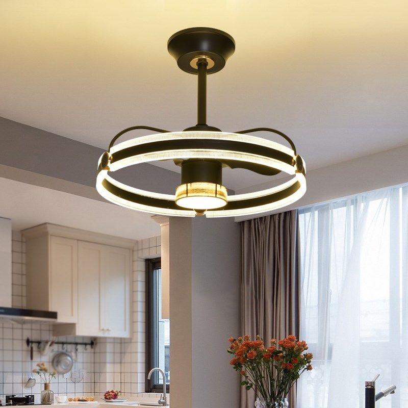 风扇灯吊扇灯客厅餐厅简约现代吊灯带风扇一体家用饭厅餐桌电扇灯,家装灯饰光源,餐厅吊灯,淘宝优惠券,粉丝福利购,淘宝优惠卷