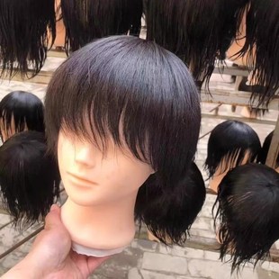 男士模特头全真发理发店练习专用男士假头模型美发头模美发专用