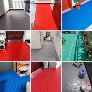 贞爱加厚牛筋防滑垫PVC地垫门垫阳台牛津防水地胶板橡胶塑料地毯
