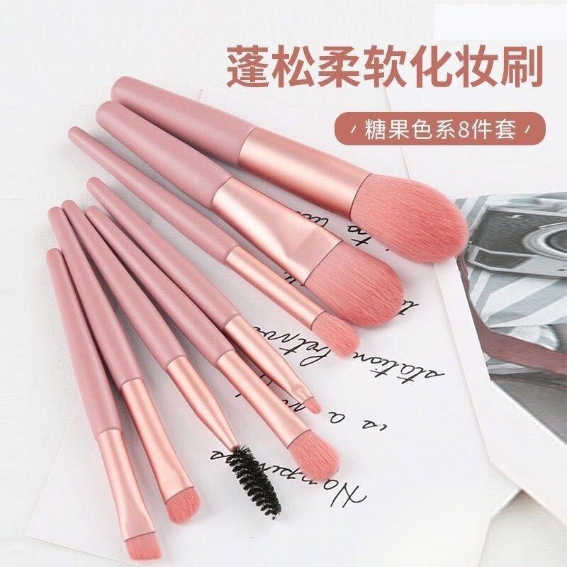 好物儿童8支舞台妆化妆刷套装平价学生眼影刷化妆师腮红刷