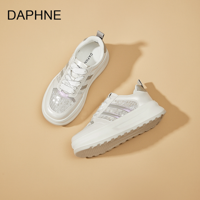 daphne小白鞋休闲运动厚底板鞋