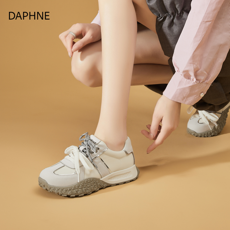 达芙妮德训鞋女款爆款2025新款夏季女运动休闲鞋百搭阿甘鞋女鞋子