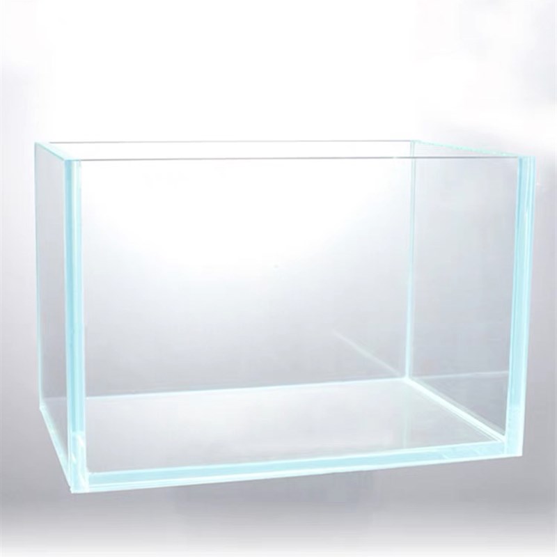 金晶超白玻璃鱼缸定制长方形大型小型裸缸客厅造景60cm80草缸龟缸