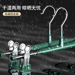 晒裤 子衣架神器家用防滑挂衣 子衣架裤 架夹子jk晾晒裤