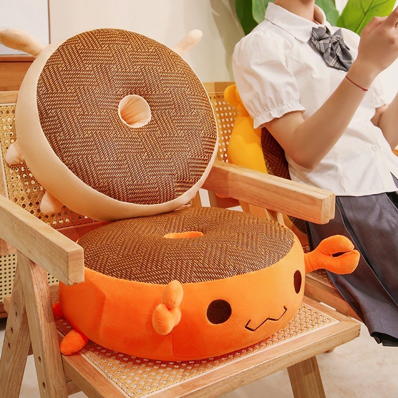 夏季儿童吃饭座椅子增高坐垫宝宝餐椅加厚凉垫子加高座垫地上看书