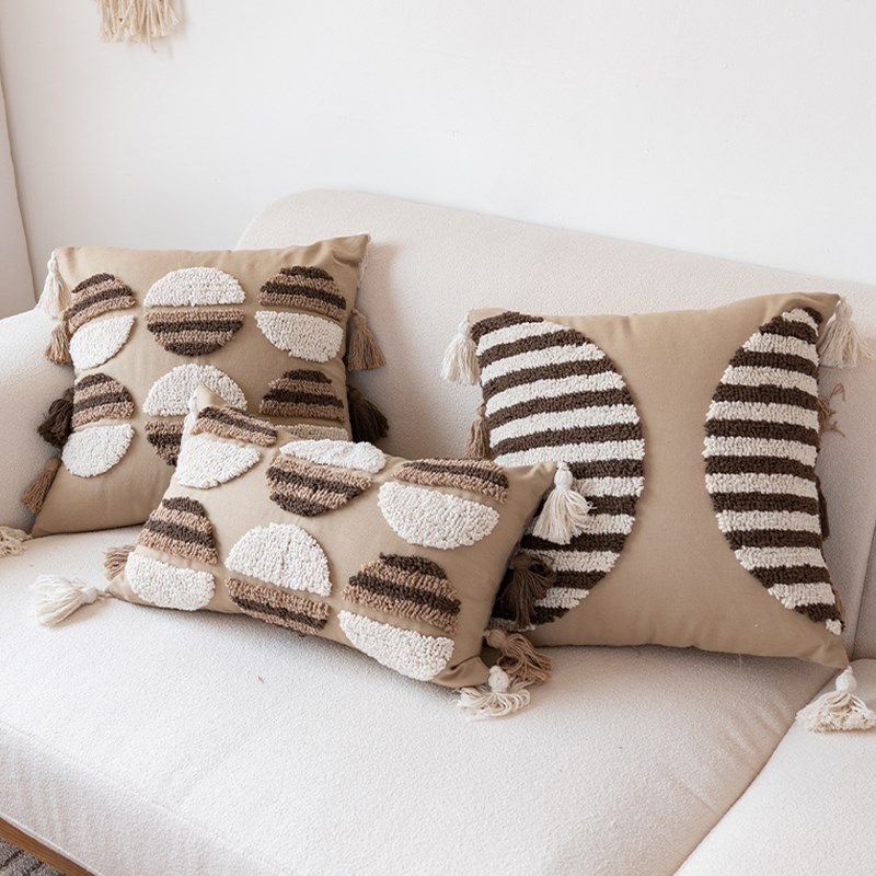 摩洛哥手工流苏抱枕含芯方枕卧室抱枕客厅沙发靠枕靠垫腰枕