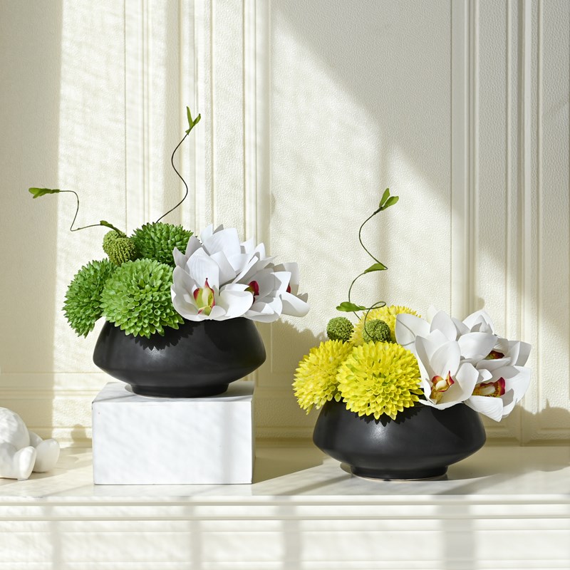 装饰花卉仿真花高档餐厅花酒店桌花高端摆花仿真绿植造景假花摆设