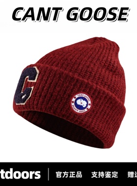 CANTGOOSE鹅冬天大头毛线加大防寒保暖冷帽羊毛混纺冬季厚针织帽