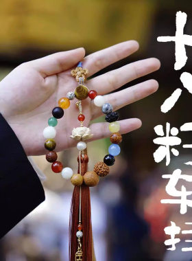 五台山十八子菩提流苏车挂件礼