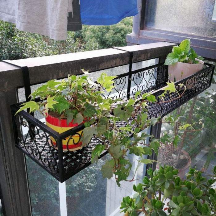 欧式多层阳台栏杆花架悬挂式铁艺多肉吊兰绿萝客厅壁挂花盆架子,住宅家具,花架/花几,淘宝优惠券,粉丝福利购,淘宝优惠卷