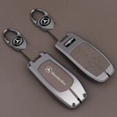 适用于奔驰e300l钥匙套e级c级c260l女glc350壳gla200l扣glb220男