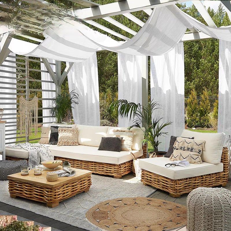 户外沙发庭院休闲防水防晒民宿露天阳光房茶几组合藤编花园家具,住宅家具,户外沙发,淘宝优惠券,粉丝福利购,淘宝优惠卷