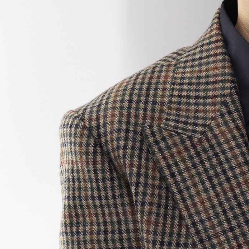 leo新款西服男西装外套秋冬复古休闲高级感可定制moon花呢