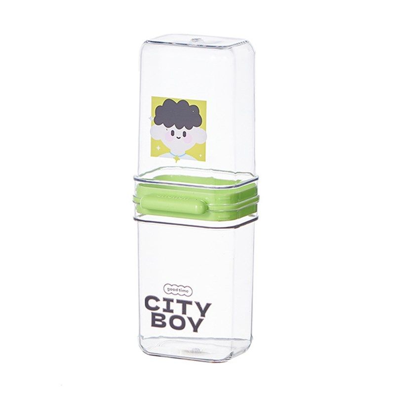 卡通牙具盒旅行便携情侣牙缸杯漱口杯牙膏牙刷洗漱用品套装收纳盒,家庭/个人清洁工具,洗漱杯,淘宝优惠券,粉丝福利购,淘宝优惠卷