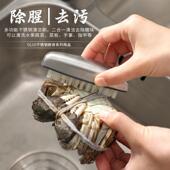 美国OLIO二合一不锈钢清洁刷尼龙毛指甲刷去味皂蔬果海鲜洗手刷