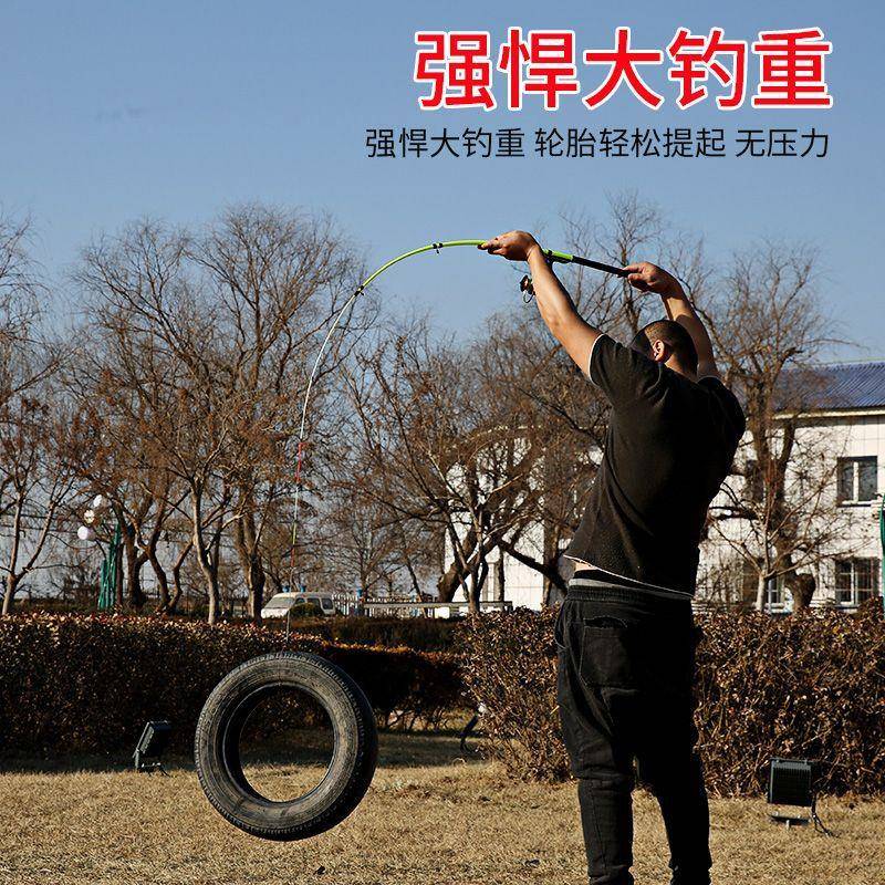 飞竿筏杆套装钓鱼竿软尾杆稍船筏竿海竿伐杆2.1米1.8米抛竿供应链