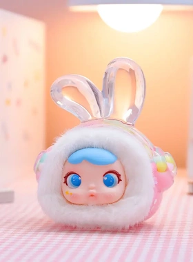 创意潮玩糖果乐园·油滴毛绒盲盒趣味桌面装饰小摆件礼品一件代发